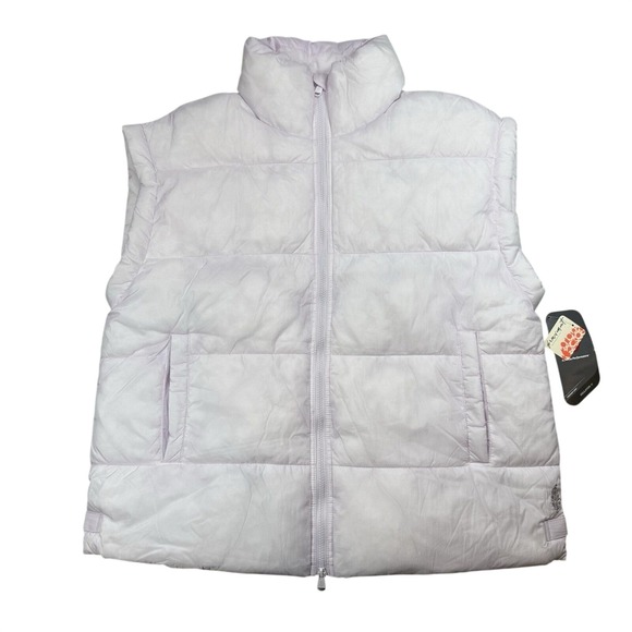 Free People Jackets & Blazers - Free People FP Movement Oversized Vest In A Bubble Puffer Womens Medium Pink New